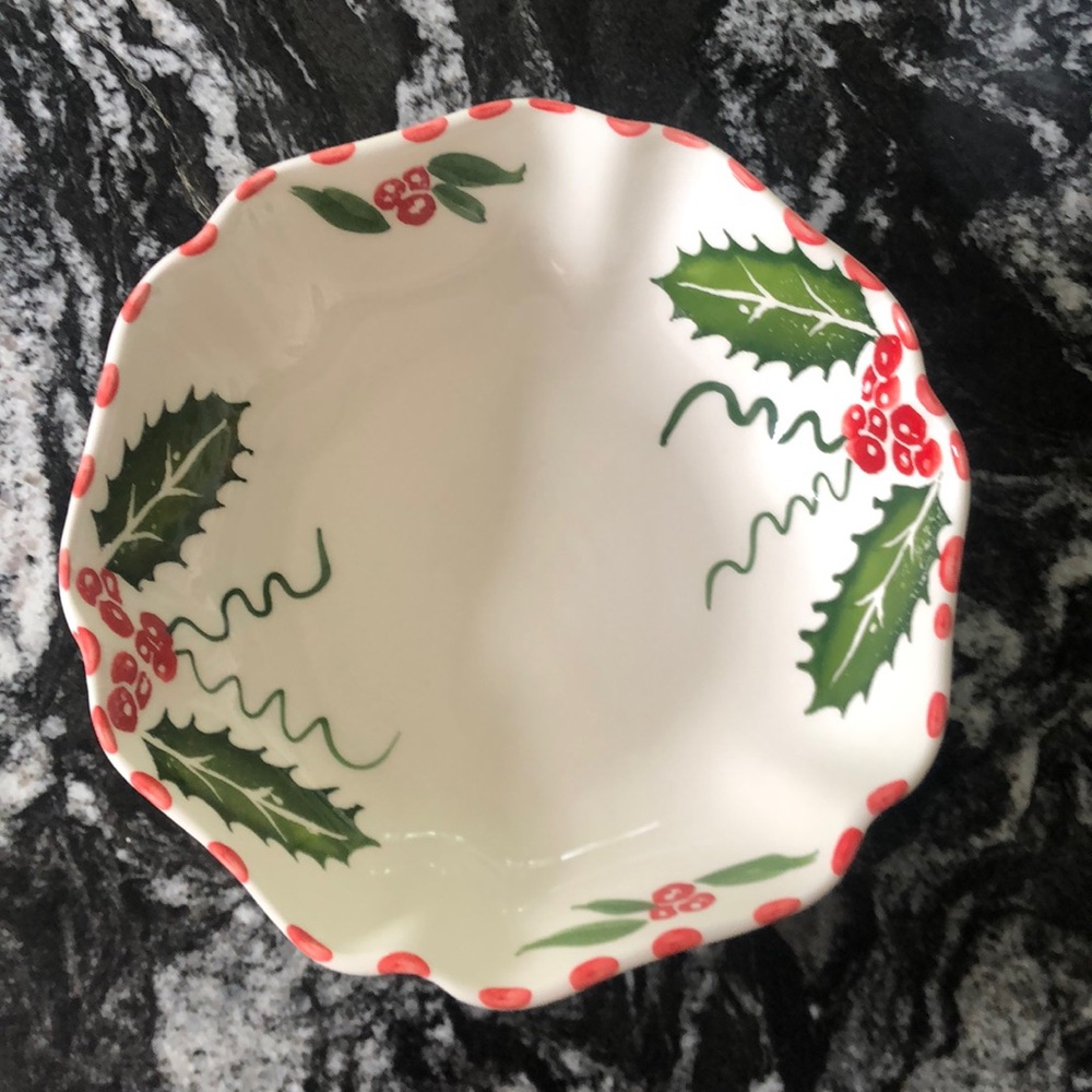 Flower salad bowl by LA TAVOLA ( Italy)